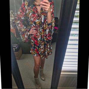 Shift flower dress- Perfect for fall!
